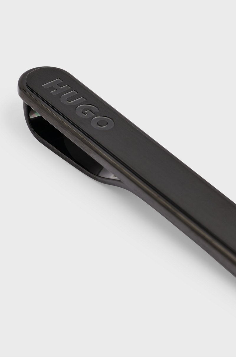 Hugo Boss Alfiler de corbata ovalado con logo grabado Precio ultrabajo