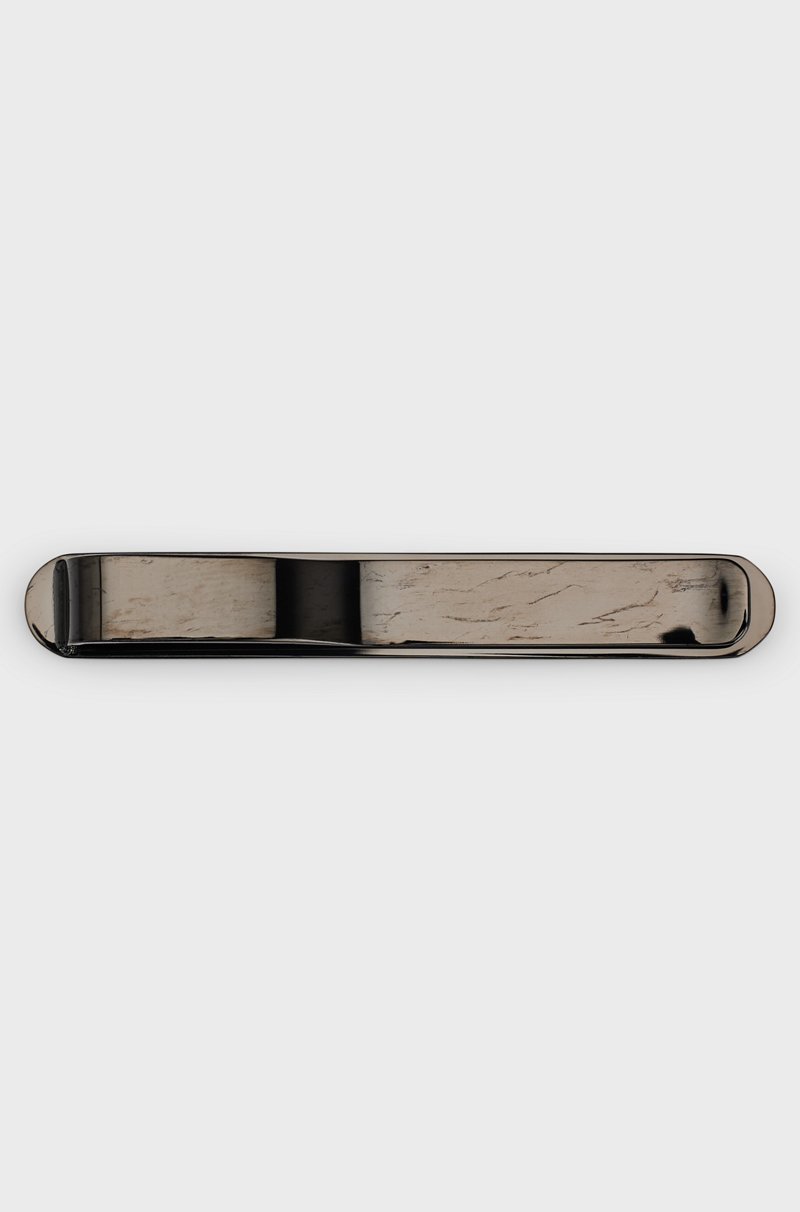 Hugo Boss Alfiler de corbata ovalado con logo grabado Precio ultrabajo