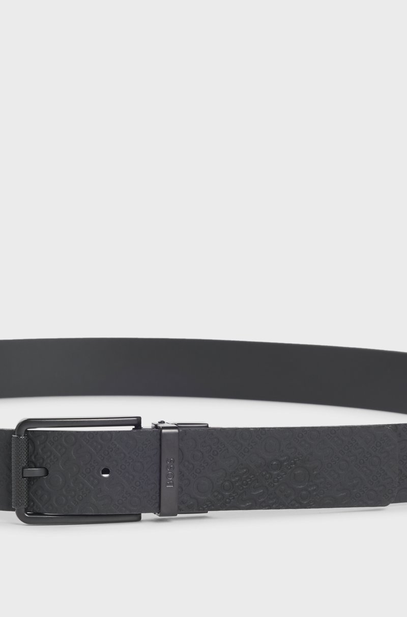 Hugo Boss Cinturón reversible de piel italiana En oferta
