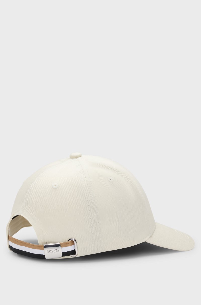 Hugo Boss Gorra de sarga de algodón con detalle de logo Ventas relámpago