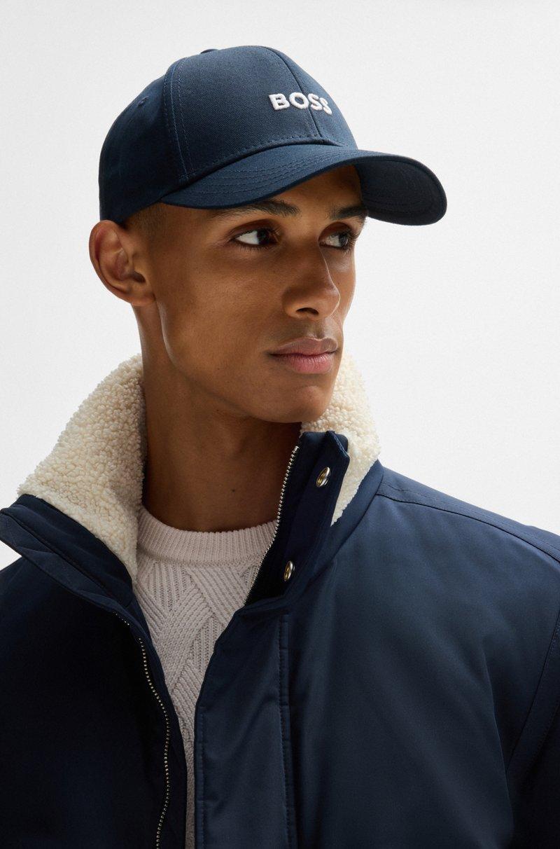 Hugo Boss Gorra de sarga de algodón con logo bordado Envío gratis