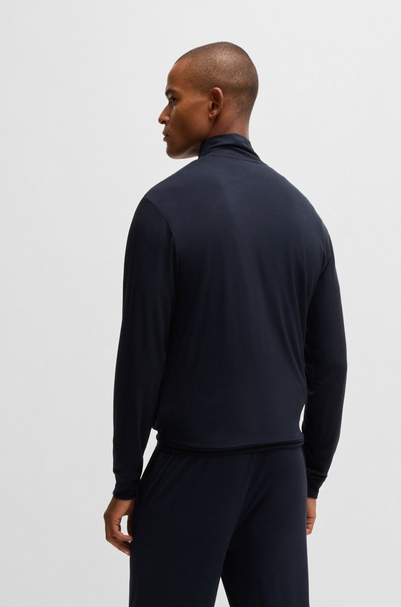 Hugo Boss Chándal relaxed fit en tejido elástico con detalles de logo Último día