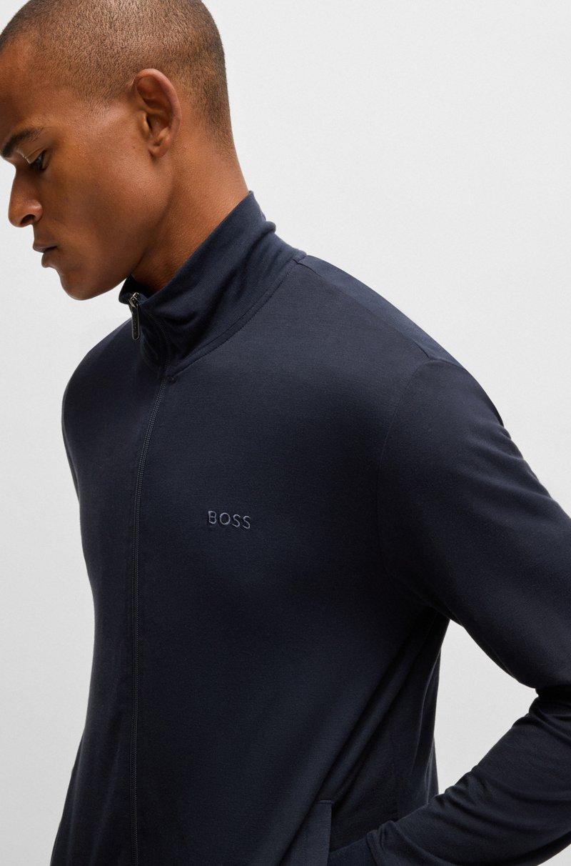 Hugo Boss Chándal relaxed fit en tejido elástico con detalles de logo Último día