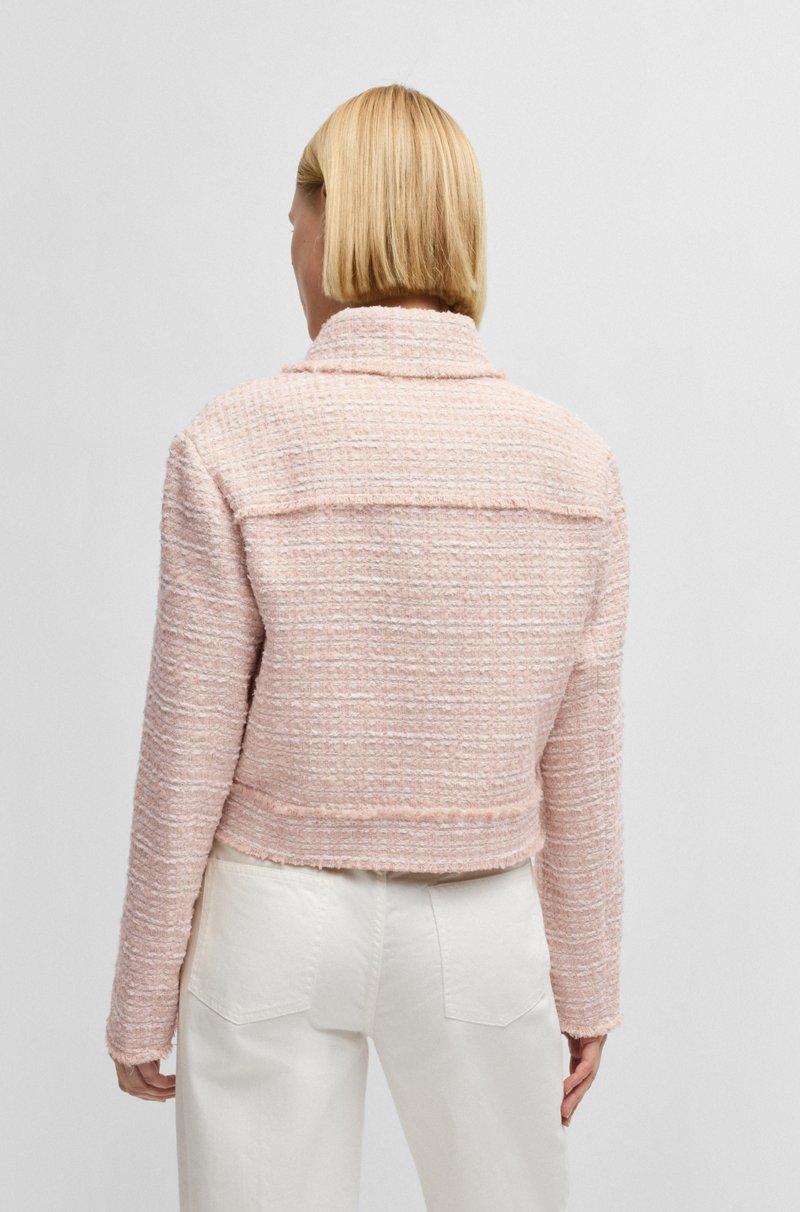 Hugo Boss Chaqueta regular fit de tweed Outlet