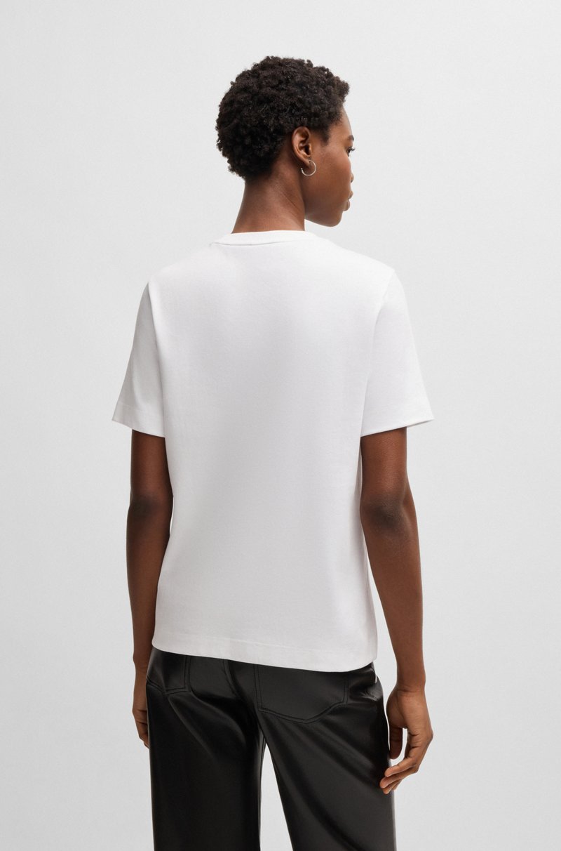 Hugo Boss Camiseta de interlock de algodón con monograma Double B Los más vendidos