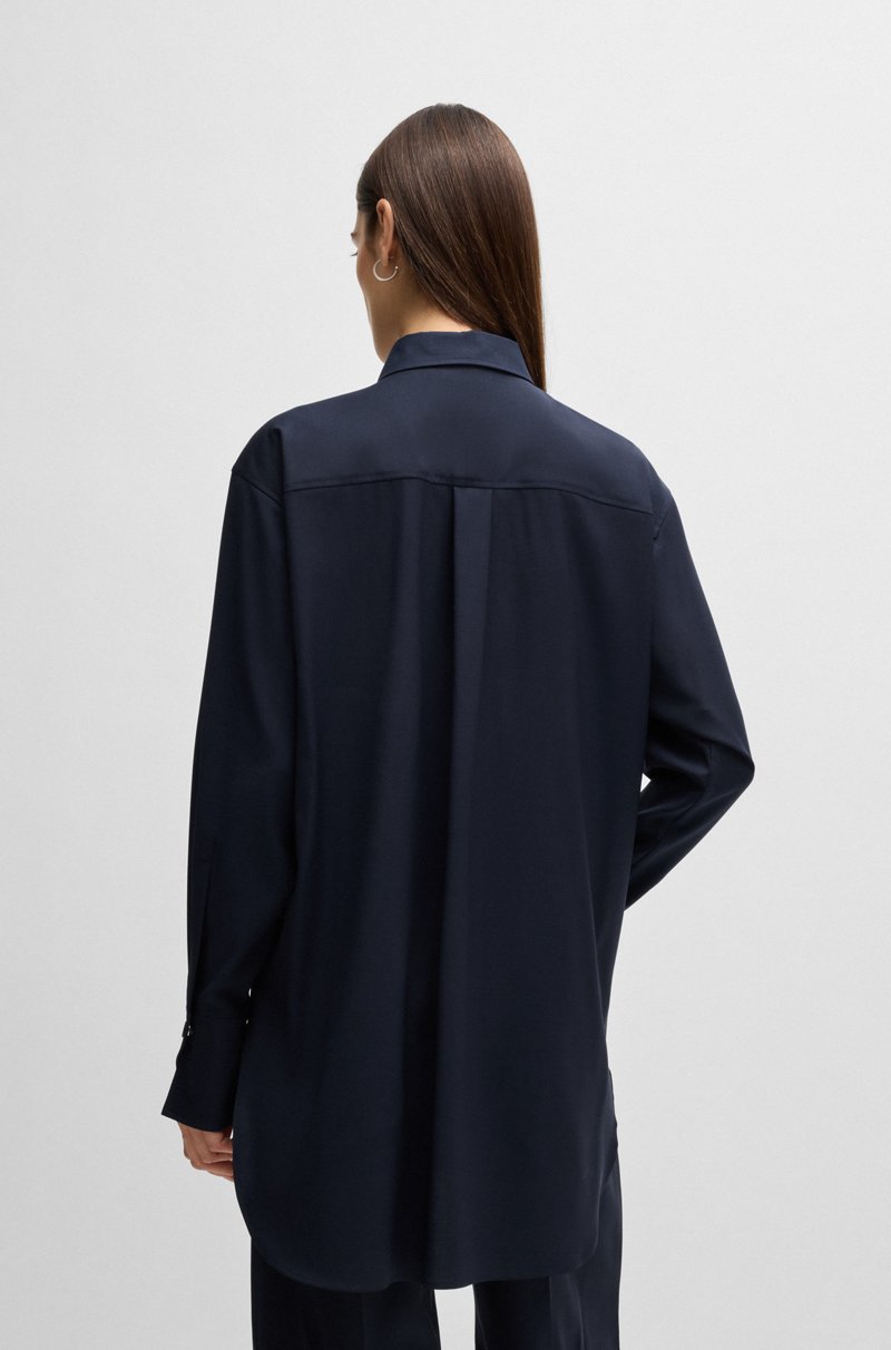 Hugo Boss Blusa en lana resistente a las arrugas ideal para viajar Tienda