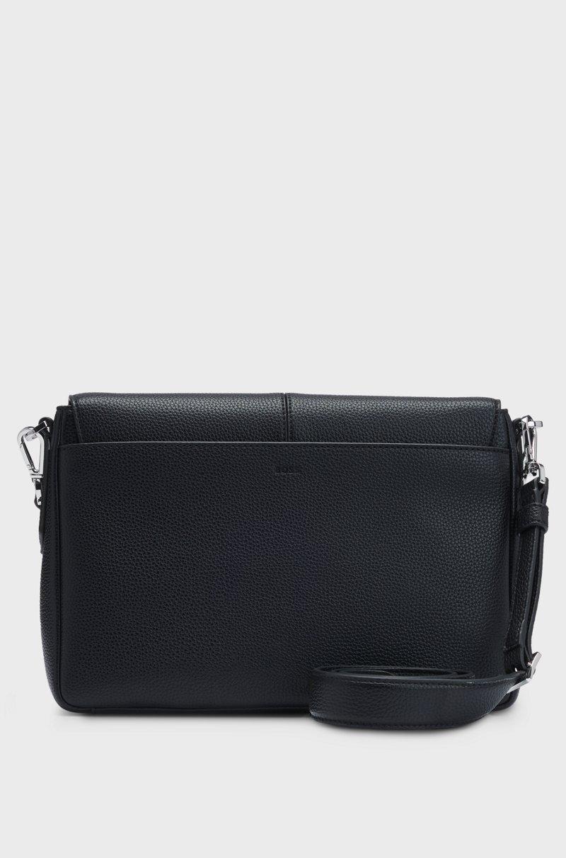 Hugo Boss Bolso de piel sintética granulada con monograma Double B Outlet