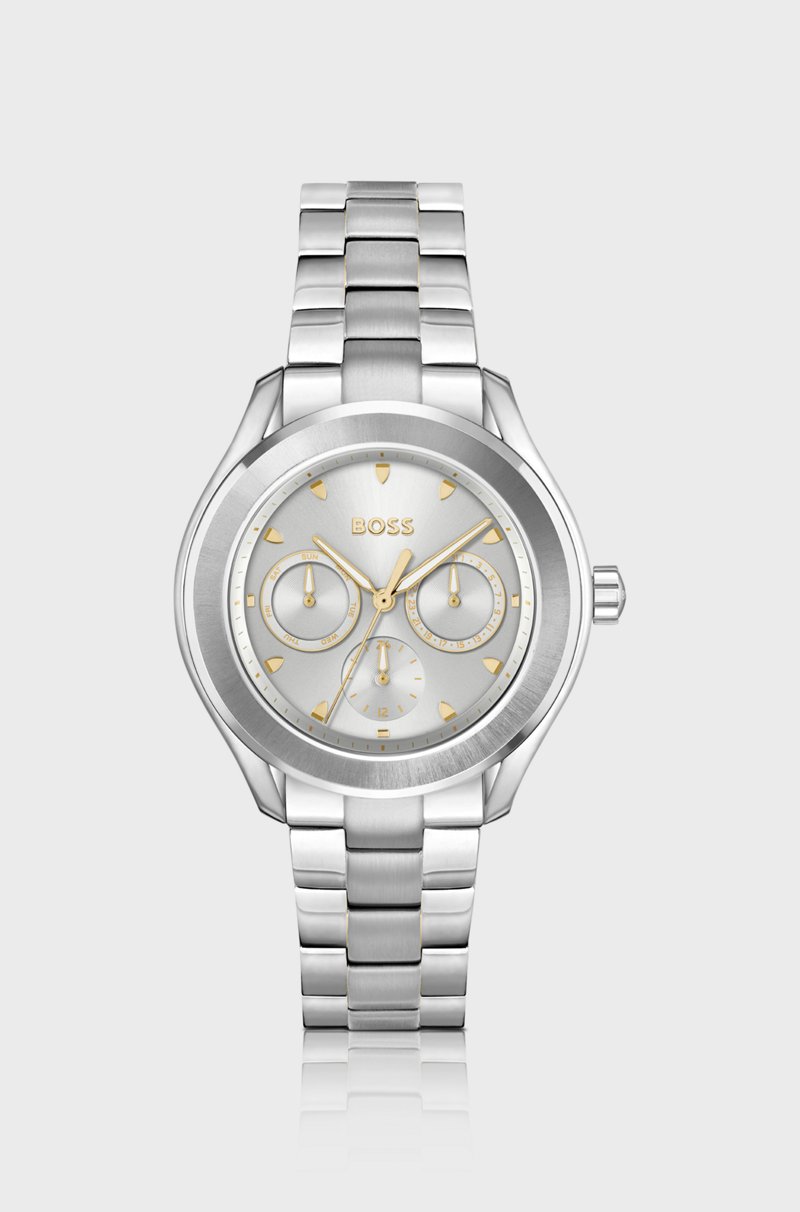 Hugo Boss Reloj con pulsera de eslabones y esfera gris