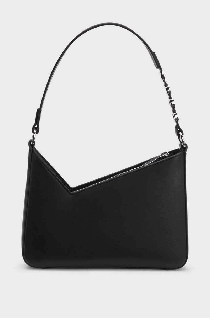Hugo Boss Bolso bandolera de piel sintética con logo en la correa Ventas relámpago