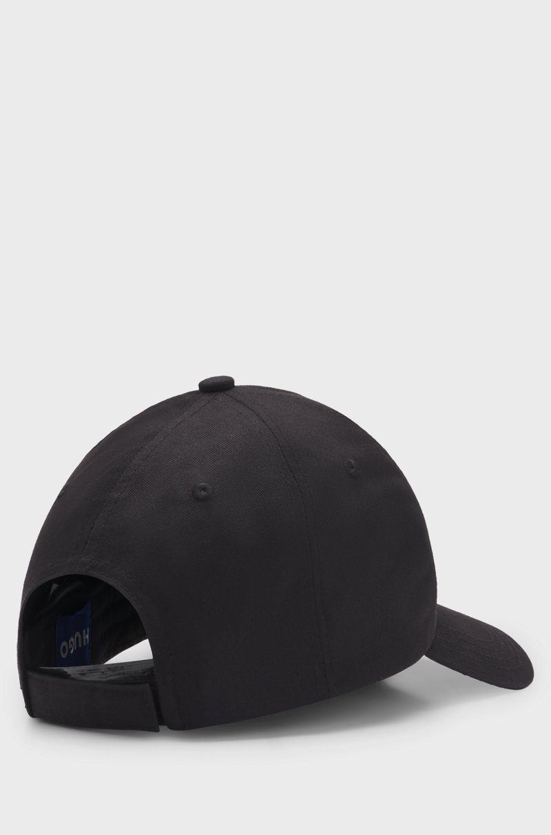 Hugo Boss Gorra de sarga de algodón con parche de logo azul Liquidación