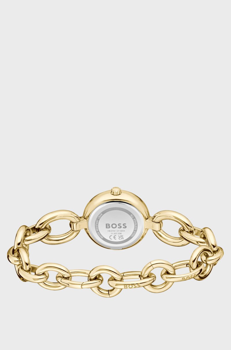 Hugo Boss Reloj en tono dorado con pulsera de eslabones ÚLTIMAS EDICIONES