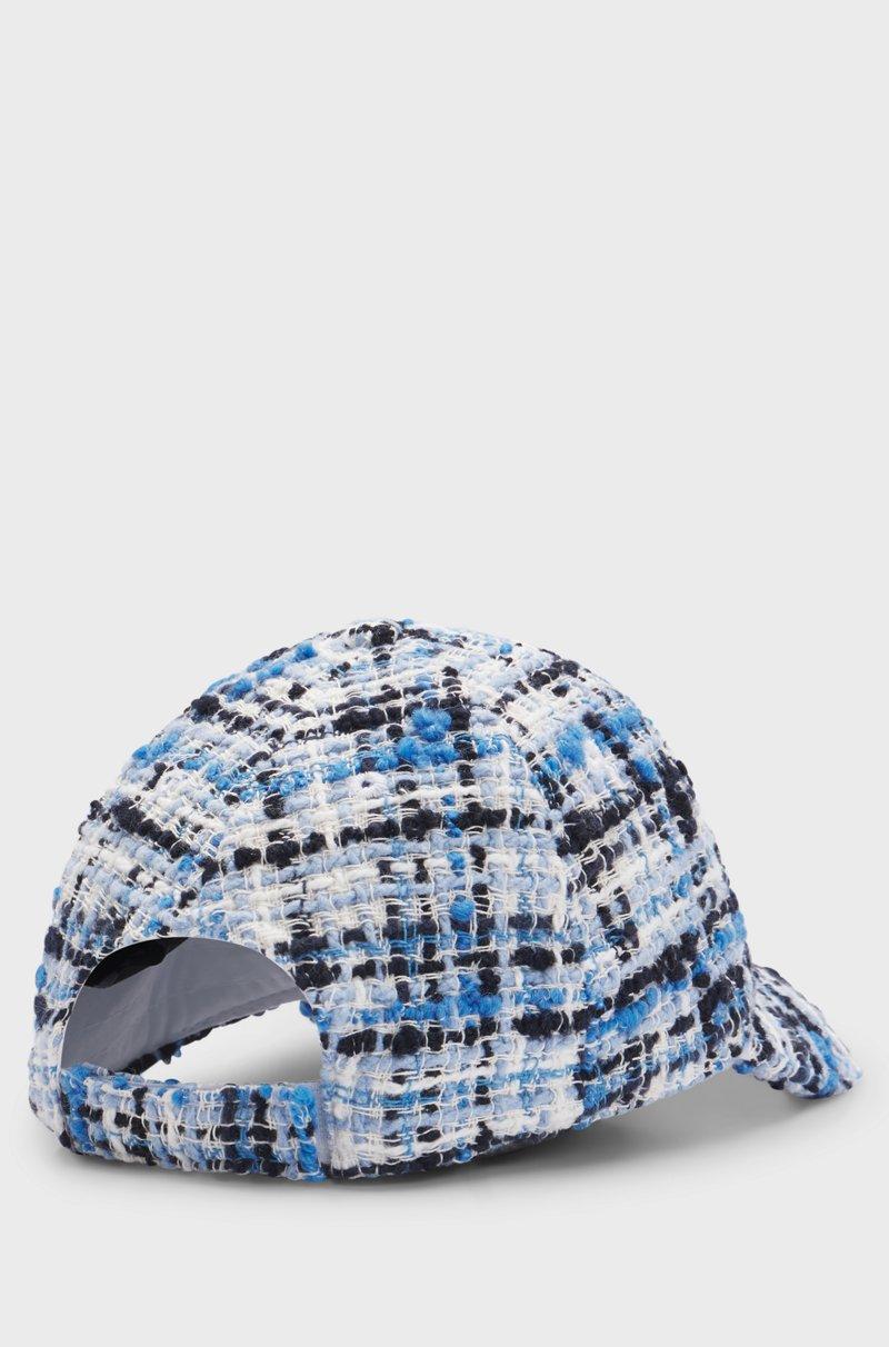 Hugo Boss Gorra de tweed multicolor con monograma Double B Promoción trimestral