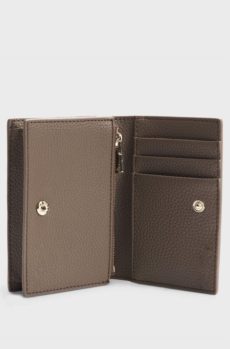 Hugo Boss Cartera pequeña granulada con monograma Double B Limitado a 3 días