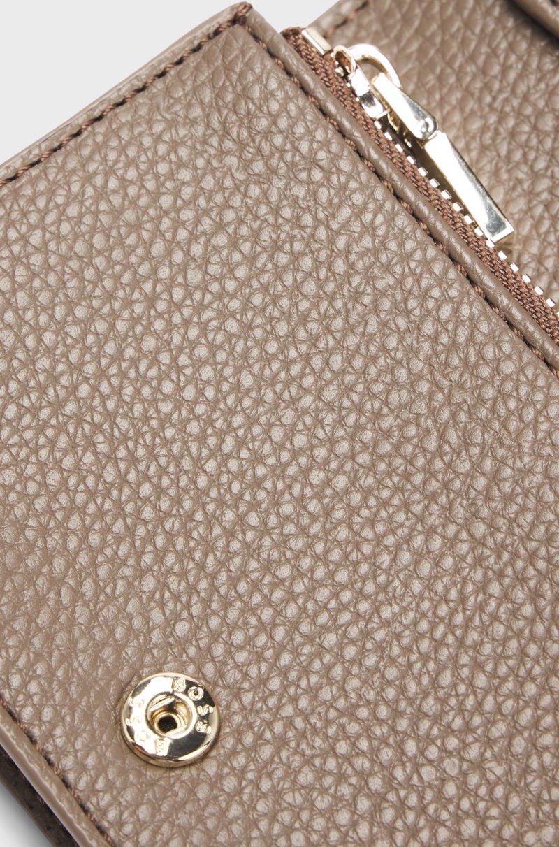Hugo Boss Cartera pequeña granulada con monograma Double B Limitado a 3 días