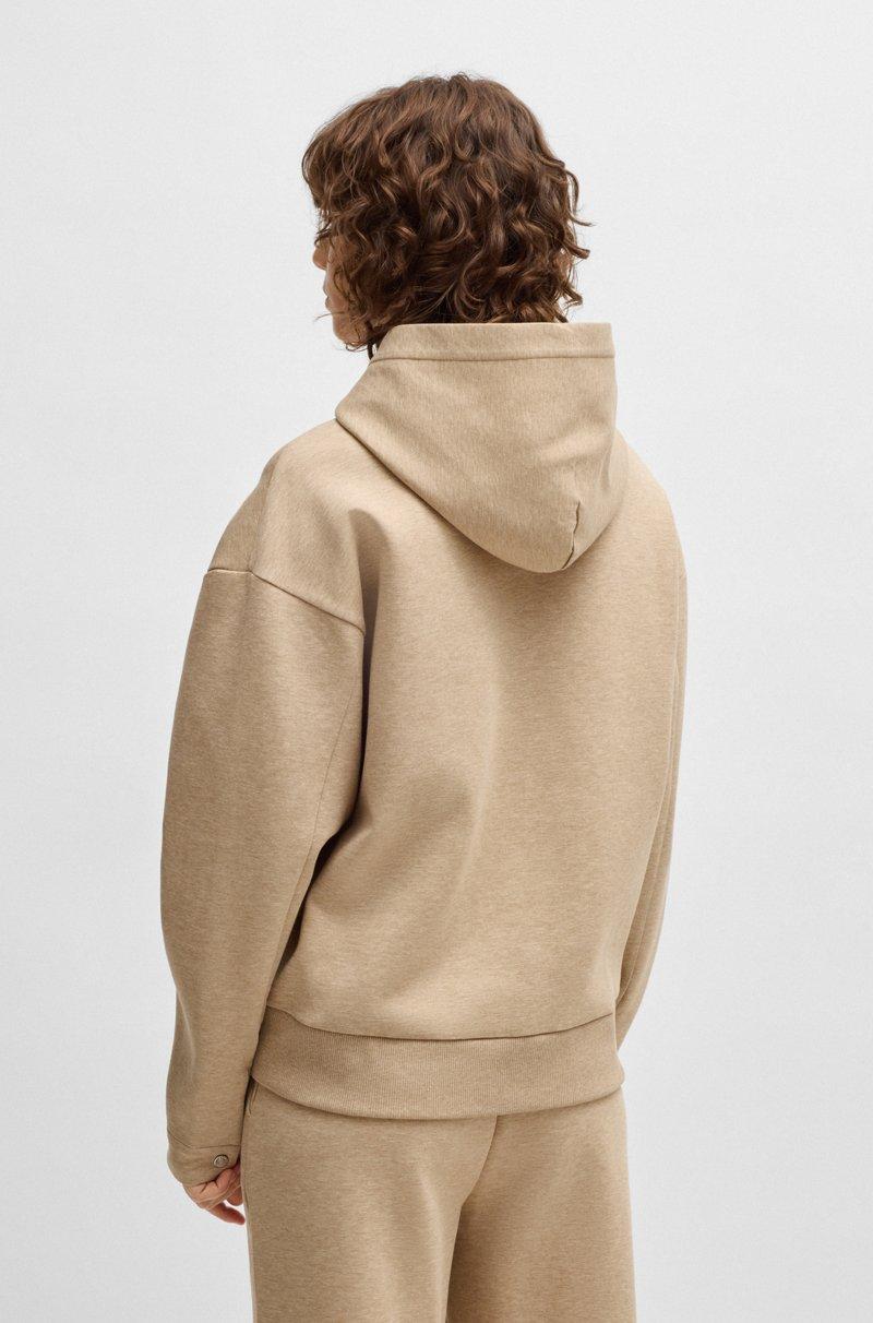 Hugo Boss Sudadera con capucha de algodón con monograma Double B Ahorra y exporta