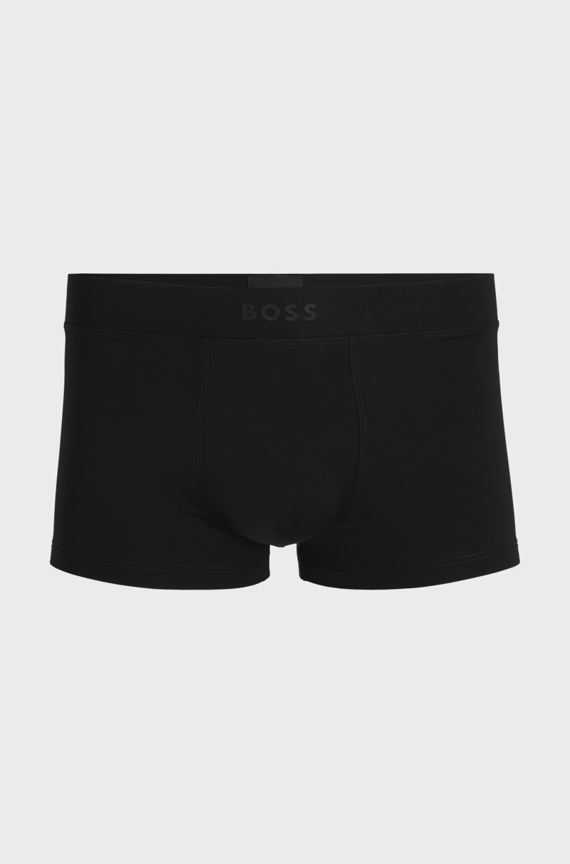 Hugo Boss Calzoncillos de microfibra con logo de silicona en la cintura
