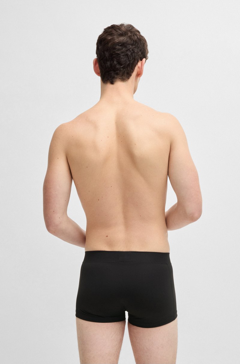 Hugo Boss Calzoncillos de microfibra con logo de silicona en la cintura Liquidación