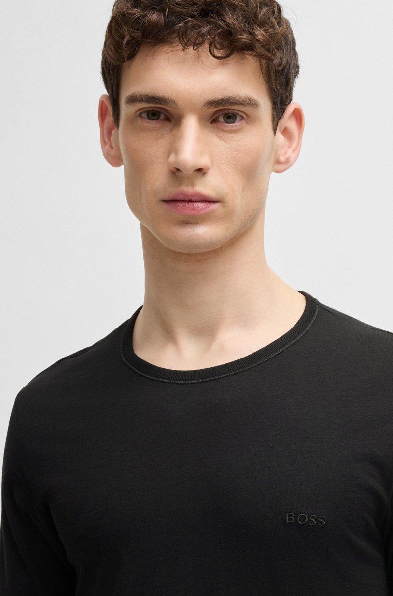 Hugo Boss Paquete de tres camisetas de algodón con logo bordado Rebajas online