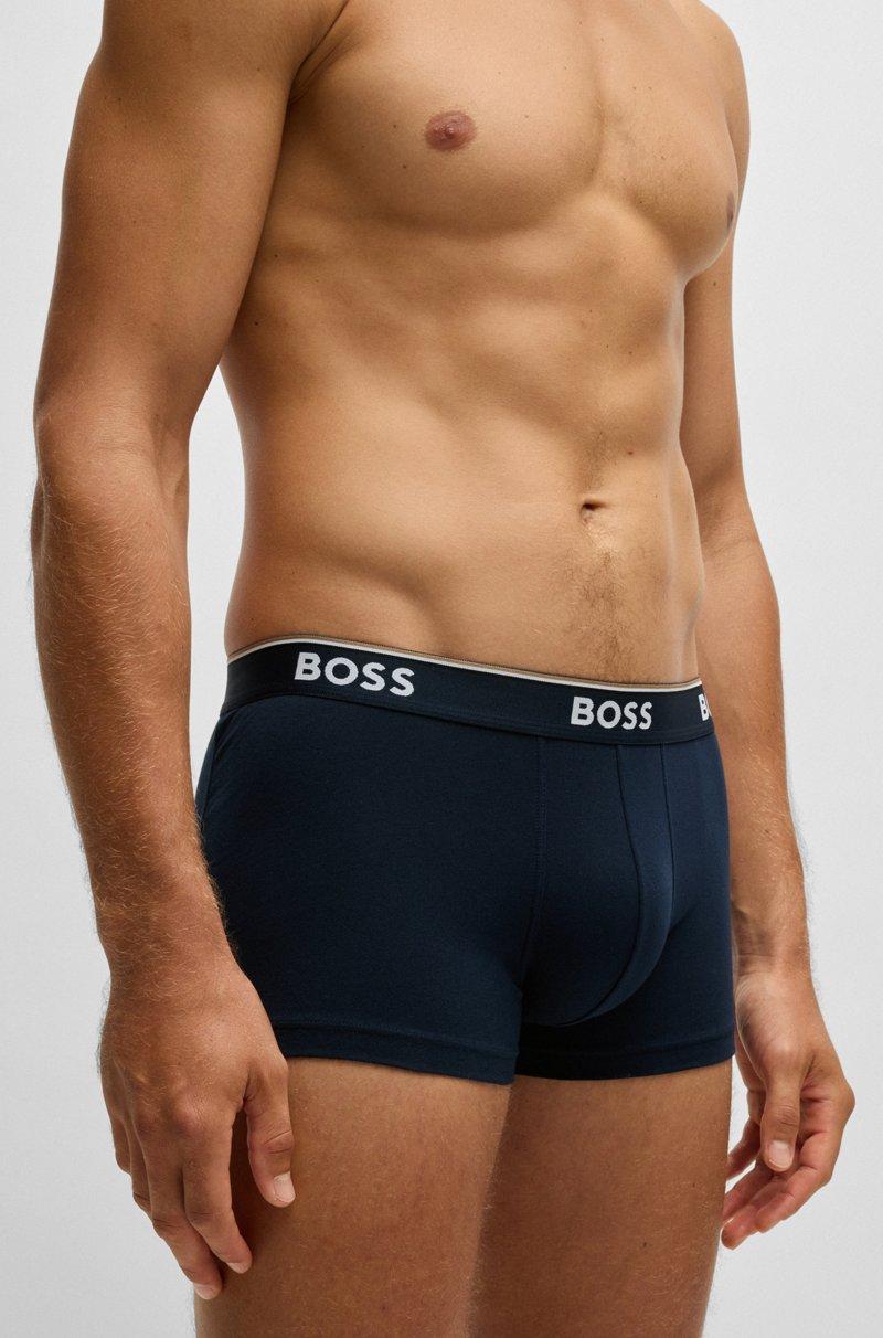 Hugo Boss Paquete de tres calzoncillos de algodón elástico con logo en la cinturilla Envío gratis