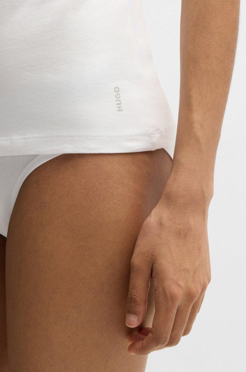 Hugo Boss Paquete de dos camisetas interiores de algodón elástico con logos Devoluciones gratuitas