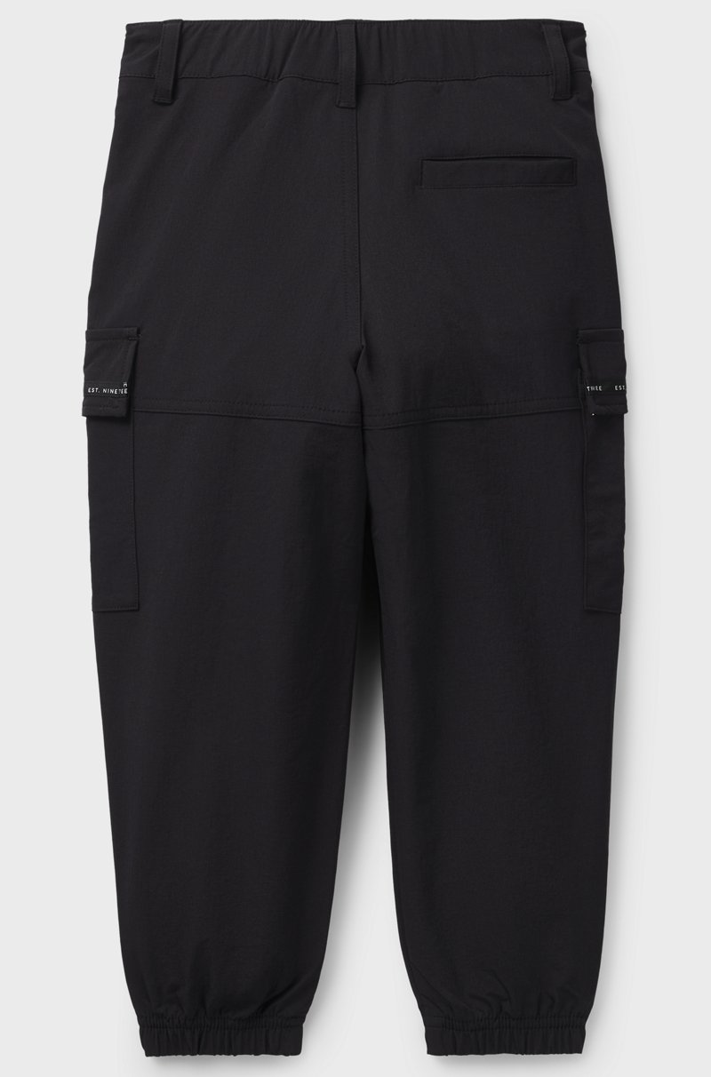 Hugo Boss Pantalones cargo para niños con ribetes de bolsillo de la marca Outlet
