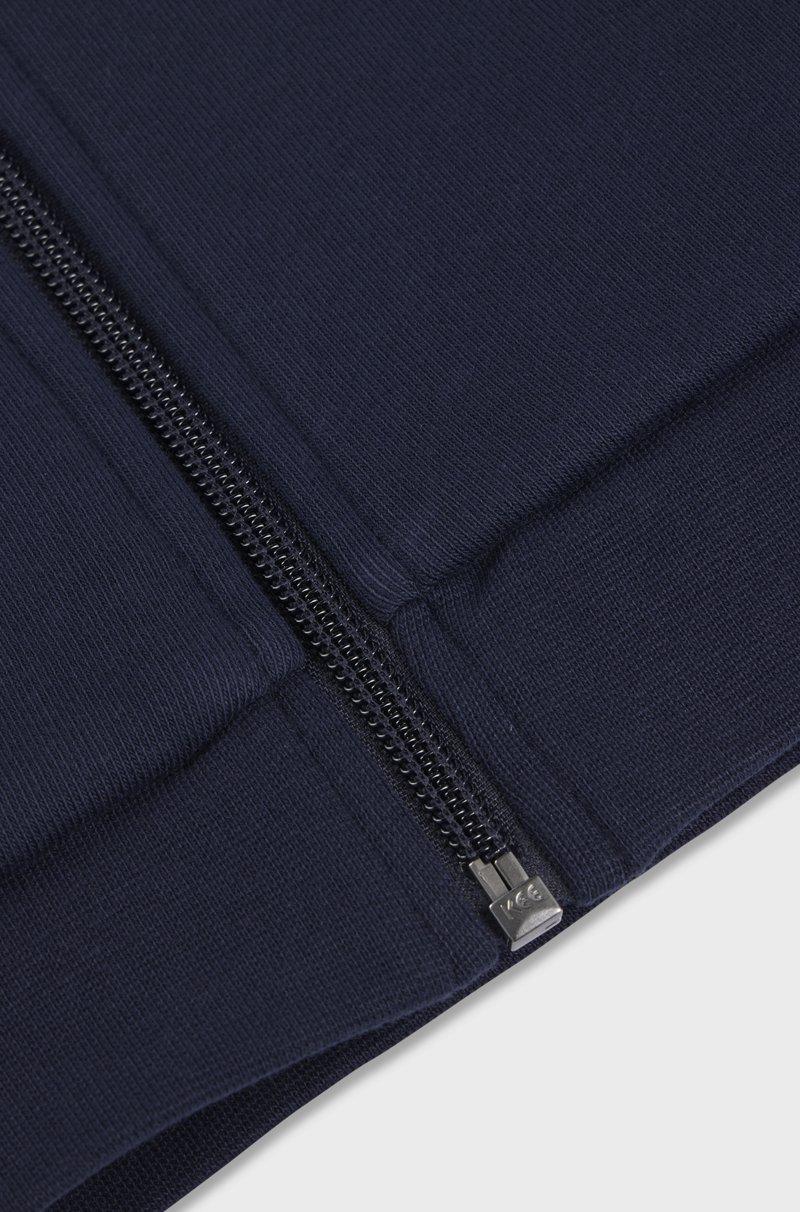 Hugo Boss Sudadera de forro polar para niños con capucha cremallera y logo estampado Rebajas top