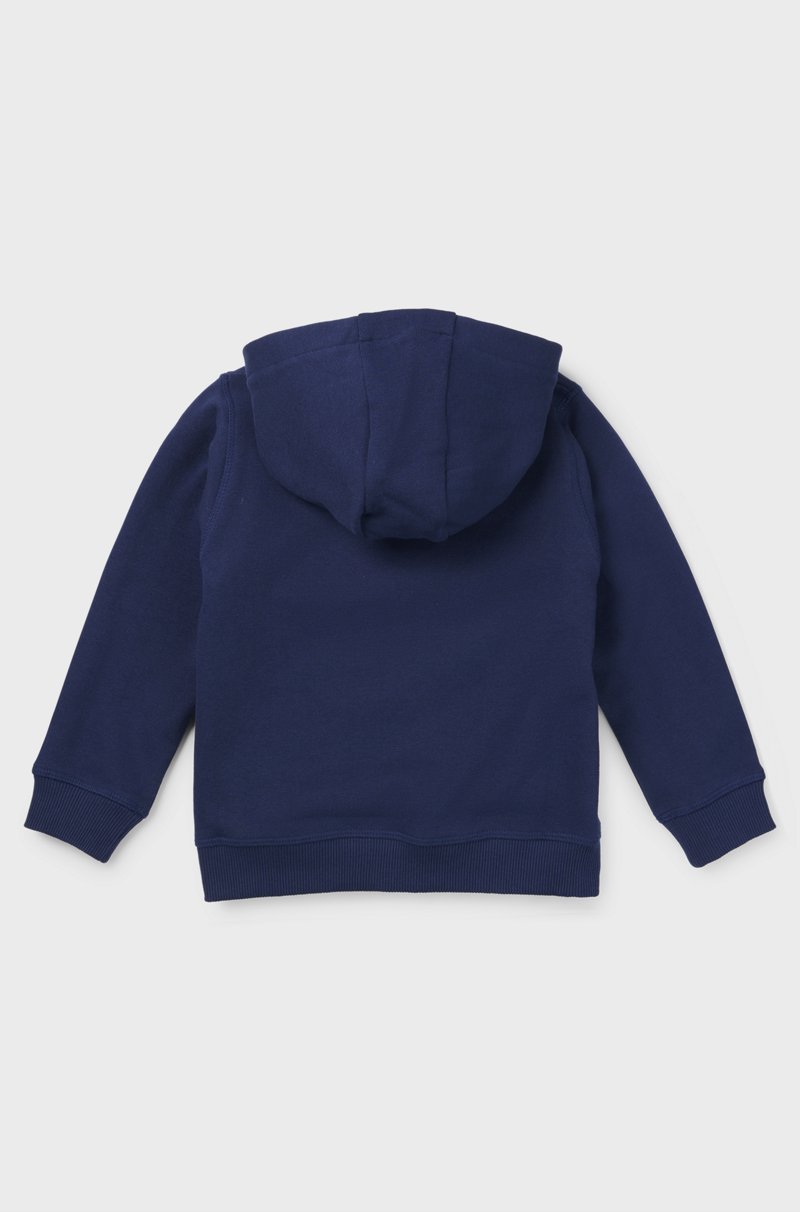 Hugo Boss Sudadera para niños en algodón con capucha y detalle de logo apilado COMPRAR AHORA