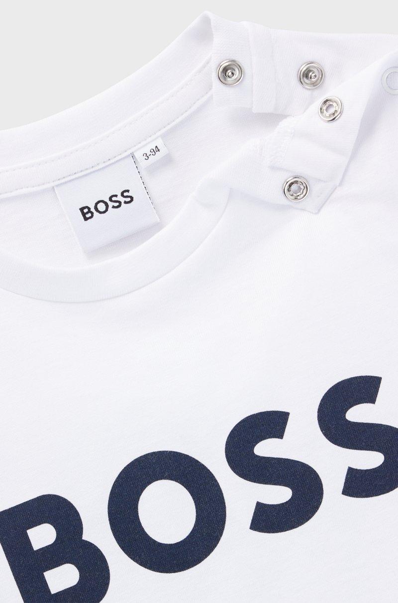 Hugo Boss Camiseta para niños en algodón con logo estampado Últimos 2 días