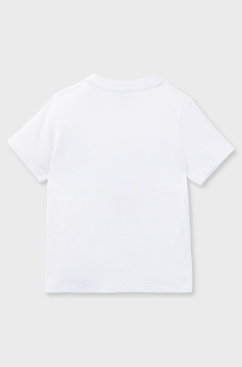 Hugo Boss Camiseta para niños en algodón con logo estampado Últimos 2 días