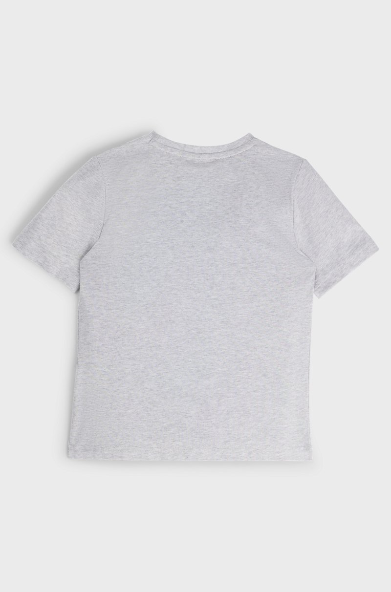 Hugo Boss Camiseta regular fit de algodón con logo estampado para niños Promoción trimestral