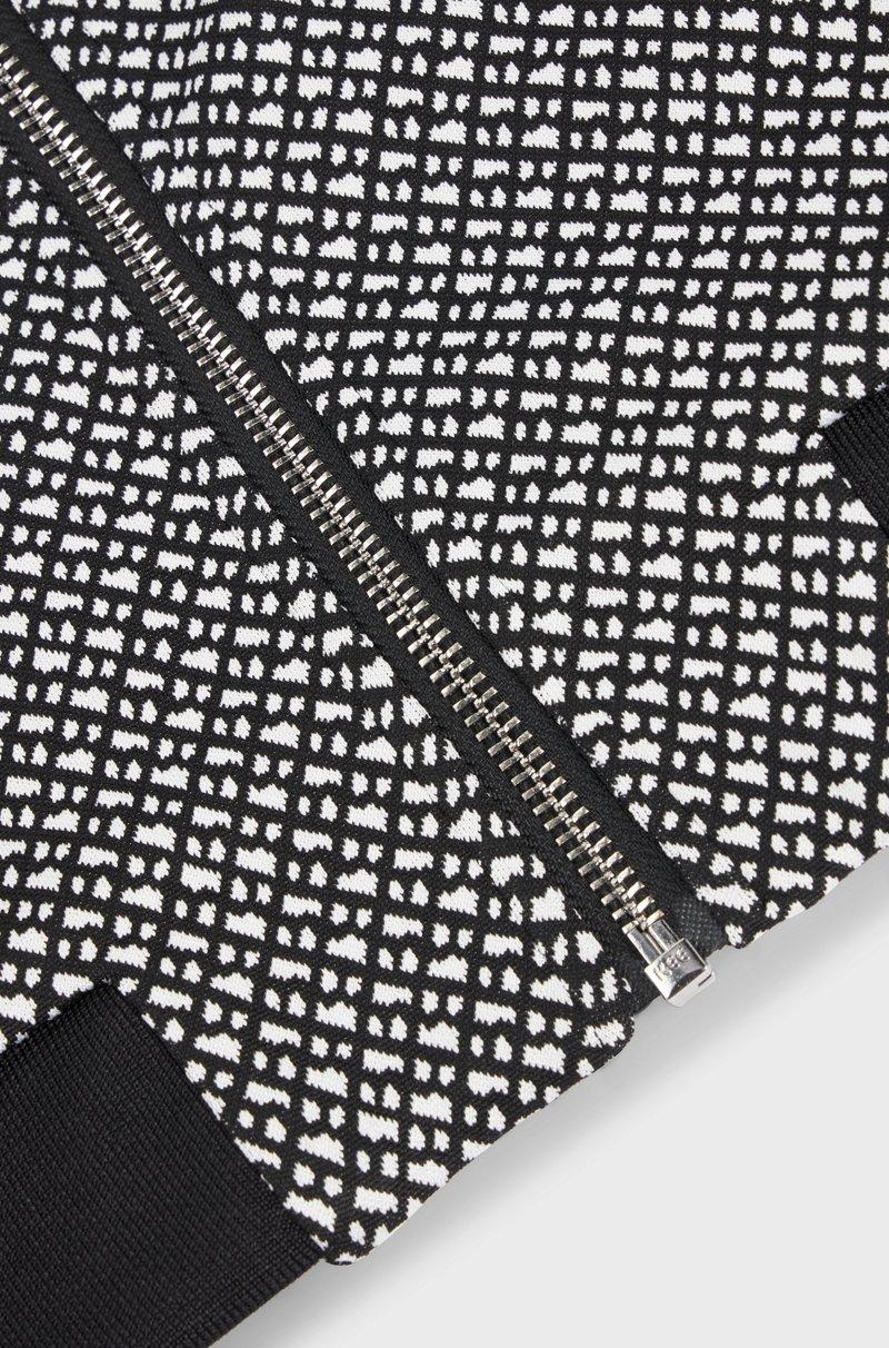 Hugo Boss Cárdigan para niños con cremallera y monograma en la parte delantera Liquidación