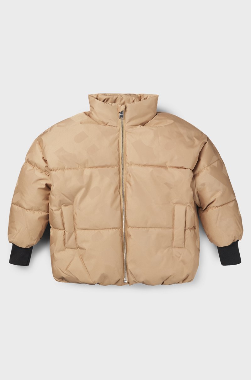 Hugo Boss Chaqueta acolchada para niños adornada con monogramas Envío internacional gratuito