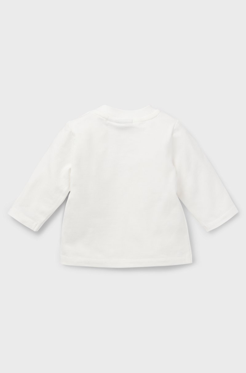 Hugo Boss Camiseta para bebé en algodón elástico con logo de diseño Limitado a 3 días