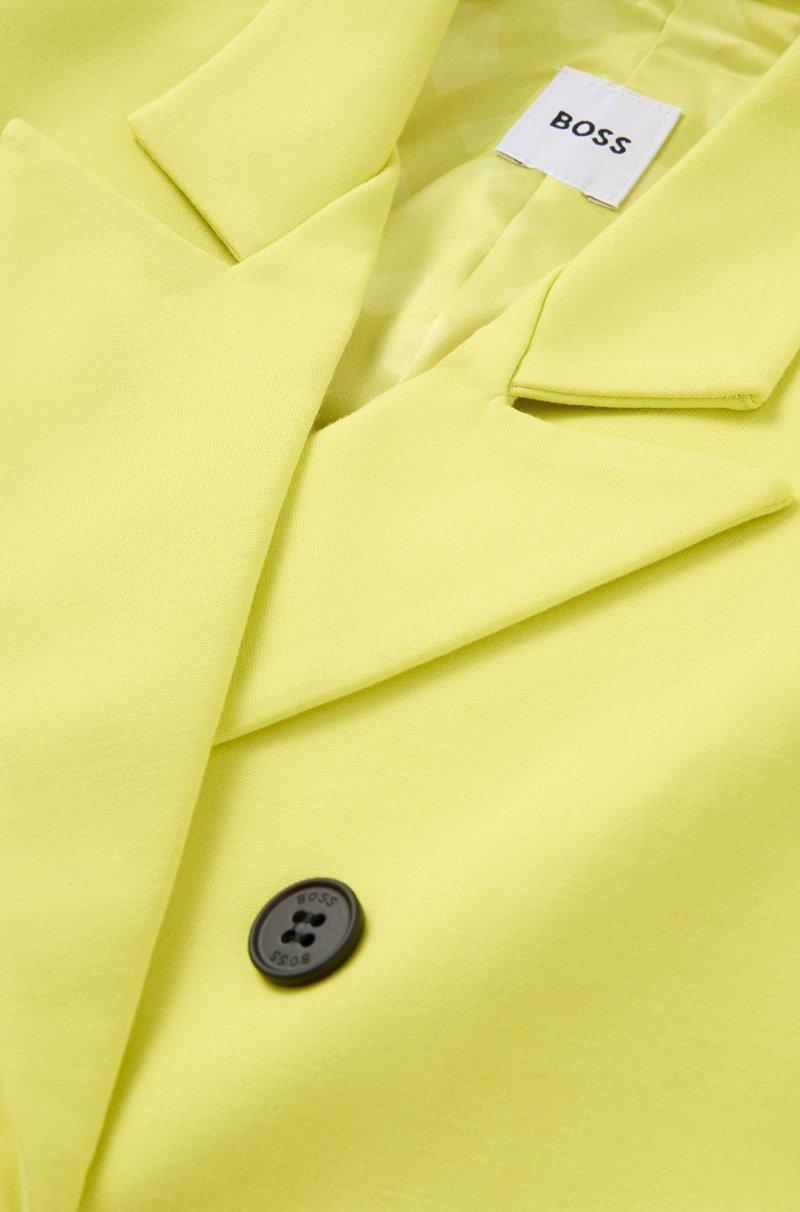 Hugo Boss Chaqueta cruzada en tejido elástico para niños Precios de Black Friday