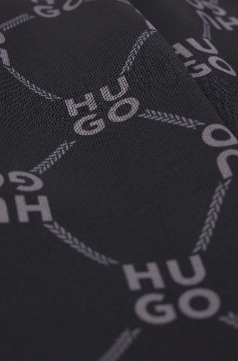 Hugo Boss Pantalones de chándal loose fit para niños con logo apilado estampado Devoluciones gratuitas