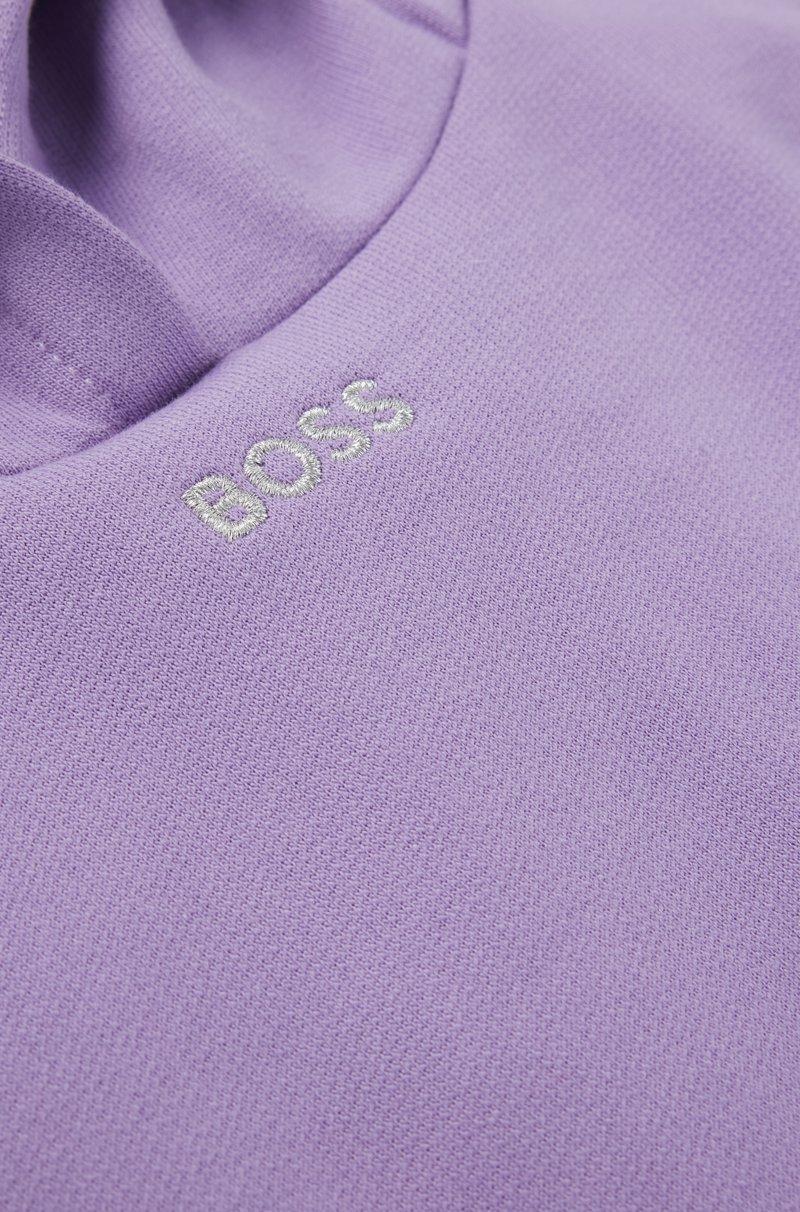 Hugo Boss Sudadera con capucha oversize fit con logo bordado para niños 2025