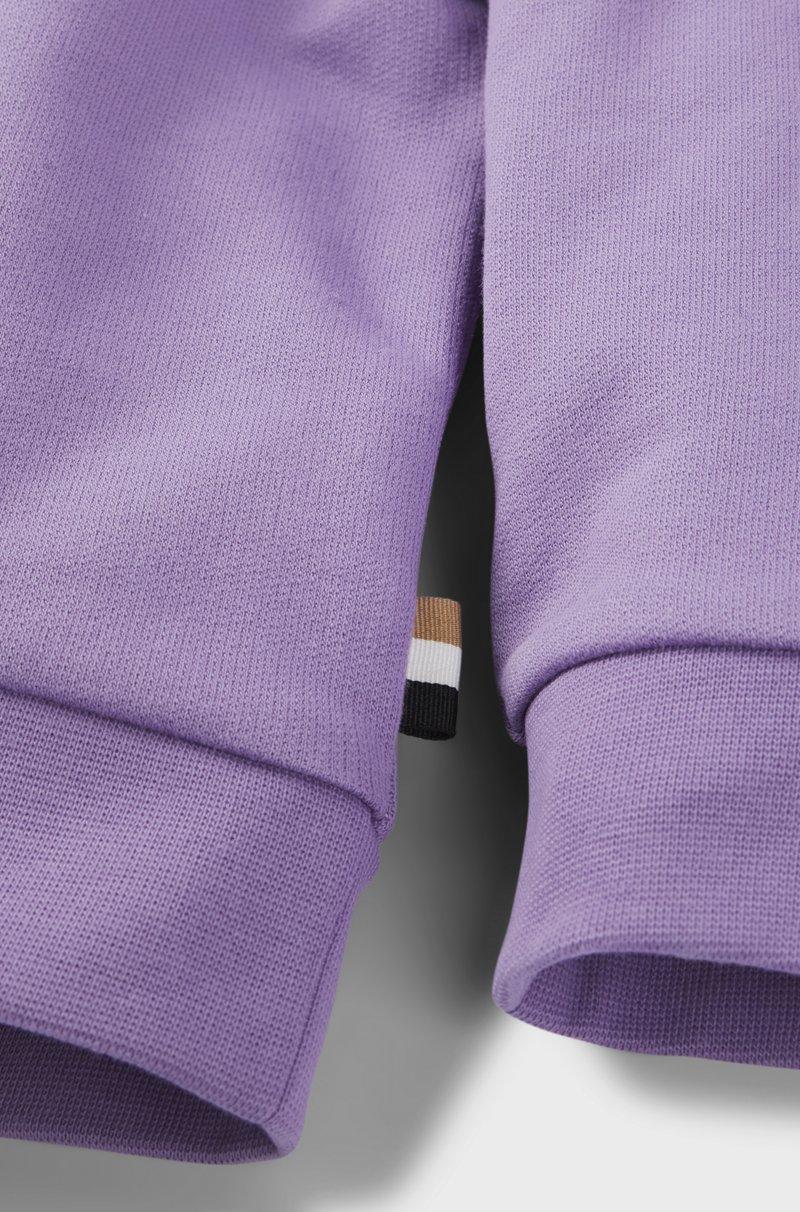 Hugo Boss Sudadera con capucha oversize fit con logo bordado para niños 2025