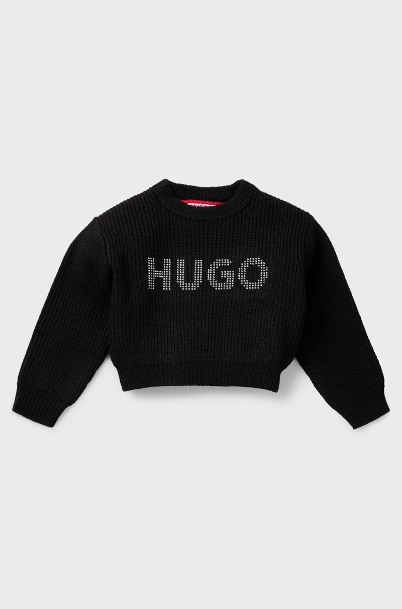Hugo Boss Jersey corto para niños con logo tachonado En línea