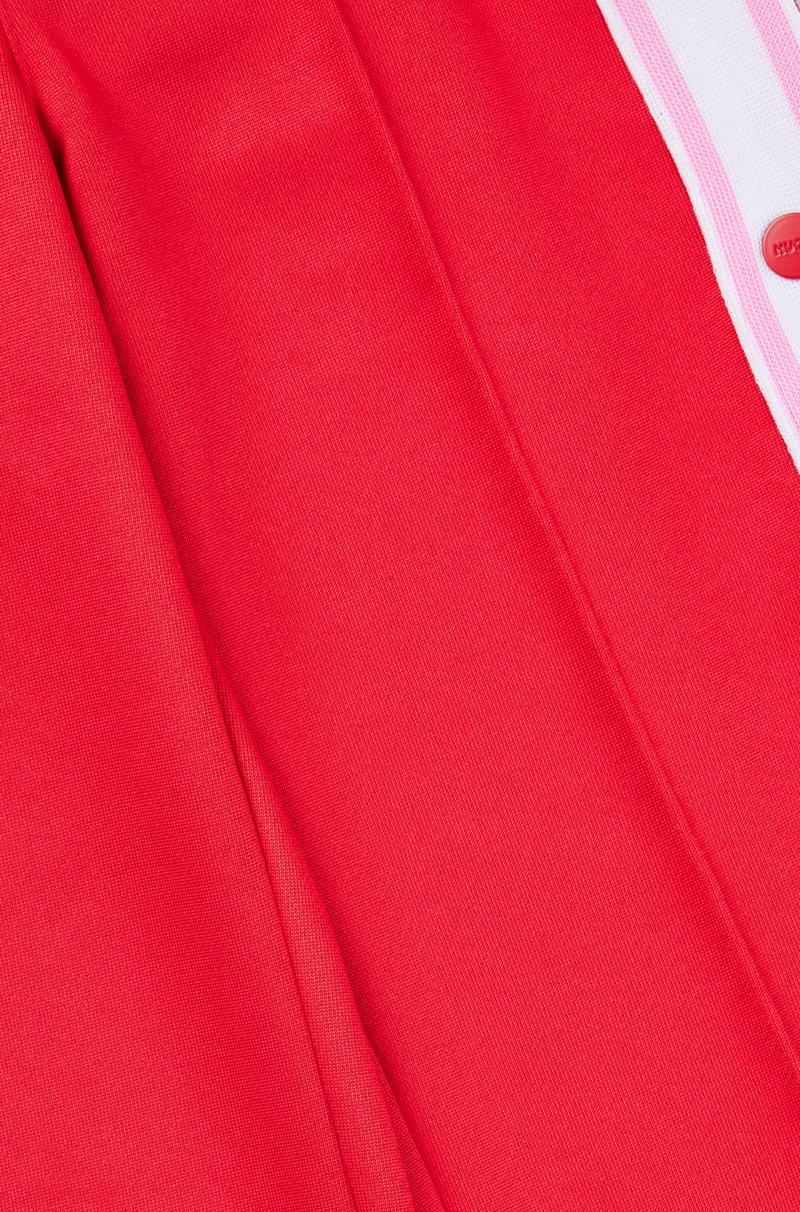 Hugo Boss Pantalones de chándal para niños con botones automáticos en las costuras laterales Ofertas