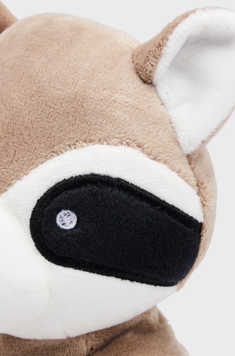 Hugo Boss Peluche de panda rojo con logo bordado para bebés Ventas relámpago