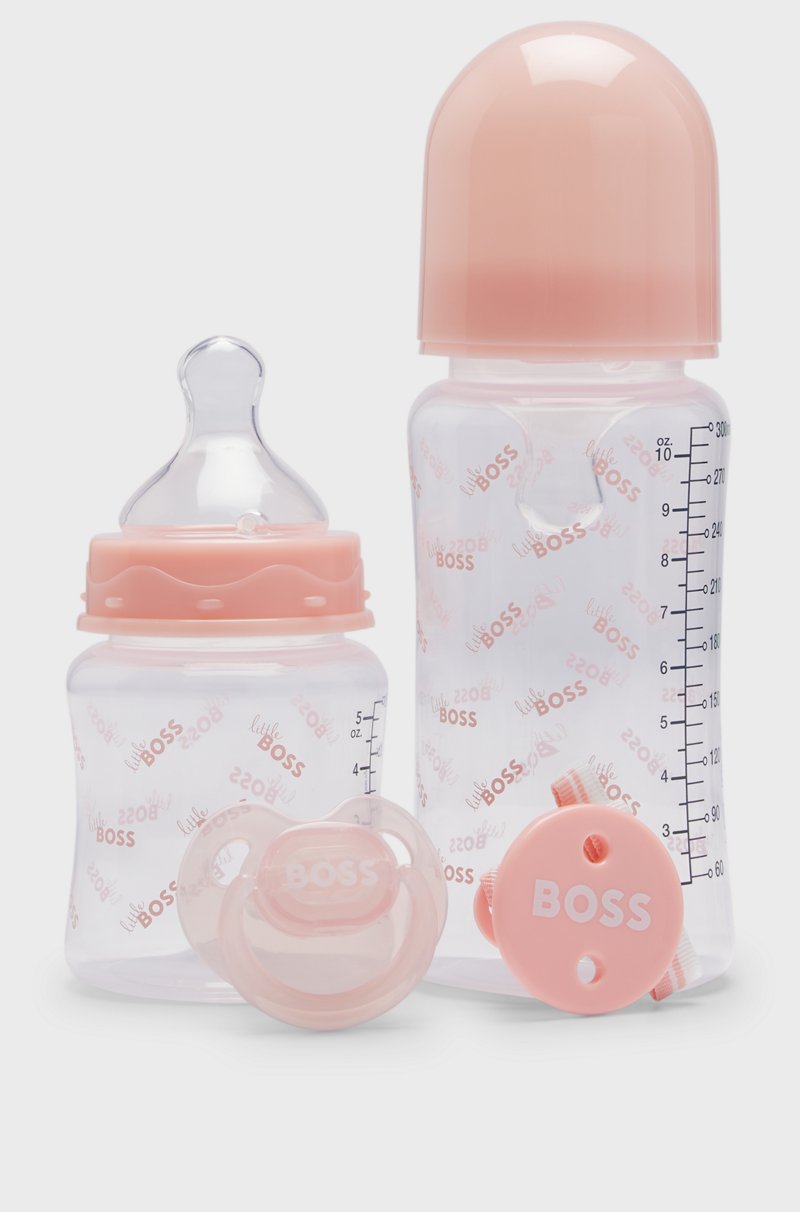 Hugo Boss Set de biberones chupete y clip en caja de regalo Descuento