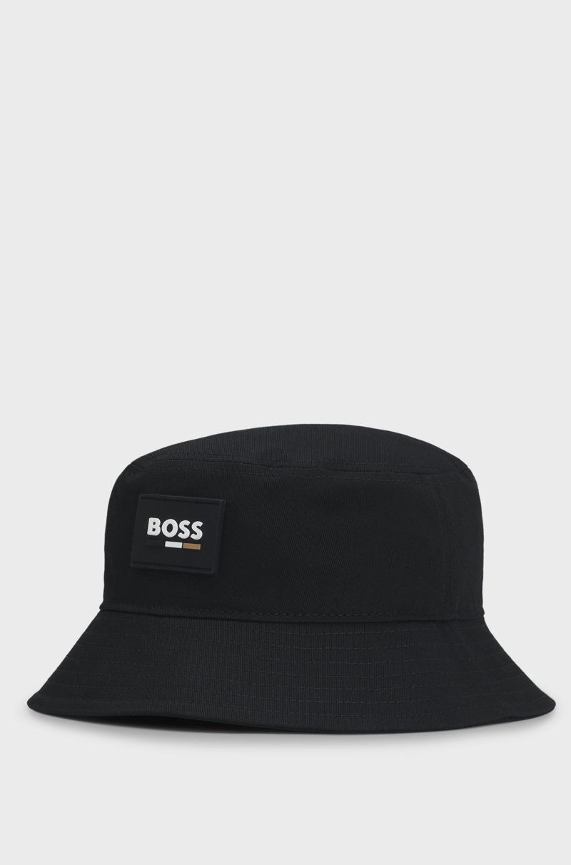 Hugo Boss Gorro de pescador para niños de algodón con insignia de logo de goma Rebajas online