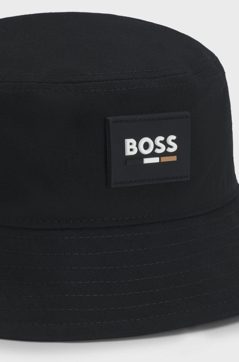 Hugo Boss Gorro de pescador para niños de algodón con insignia de logo de goma Rebajas online