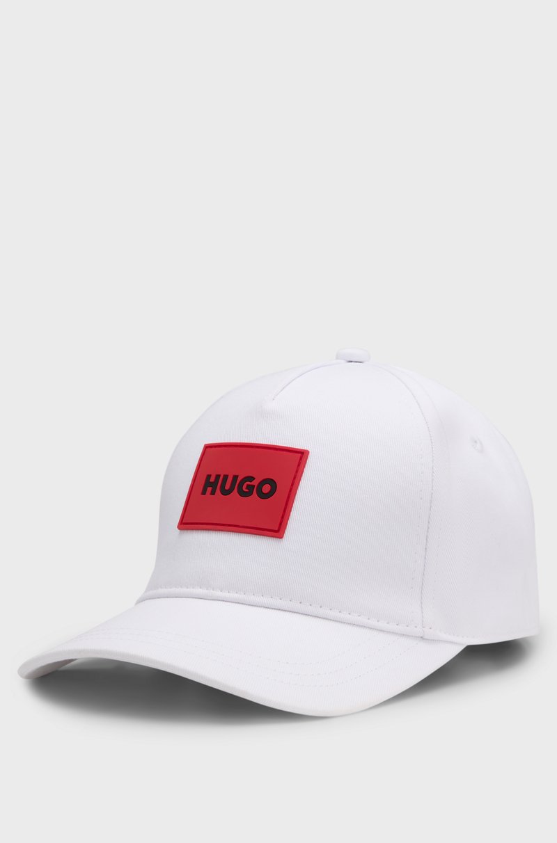Hugo Boss Gorra para niños en sarga de algodón con insignia de logo Últimos 3 días