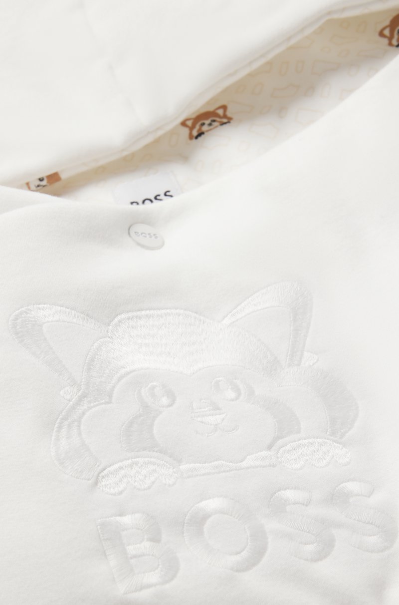 Hugo Boss Nido para bebé en algodón con ilustración de panda rojo Últimos 2 días