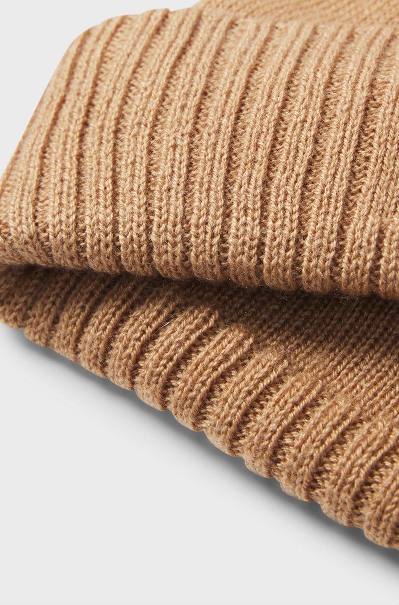 Hugo Boss Gorro de punto en algodón para niños con logo de efecto de goma Último día