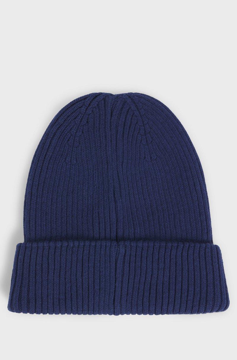 Hugo Boss Gorro de punto para niños con etiqueta de logo rojo Envío internacional gratuito