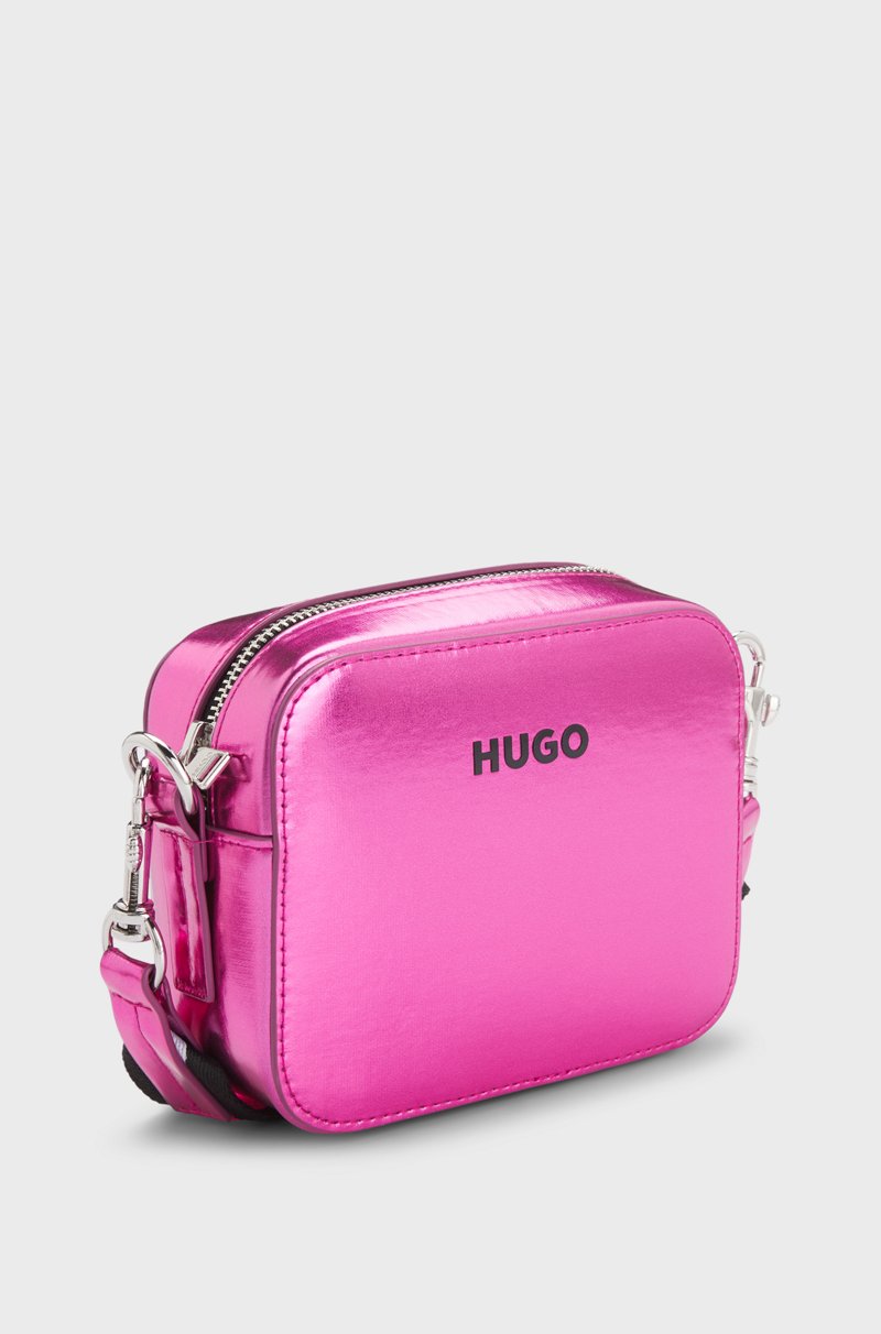 Hugo Boss Bolso de mano para niños en tejido metalizado con logo en la correa Limitado a 3 días