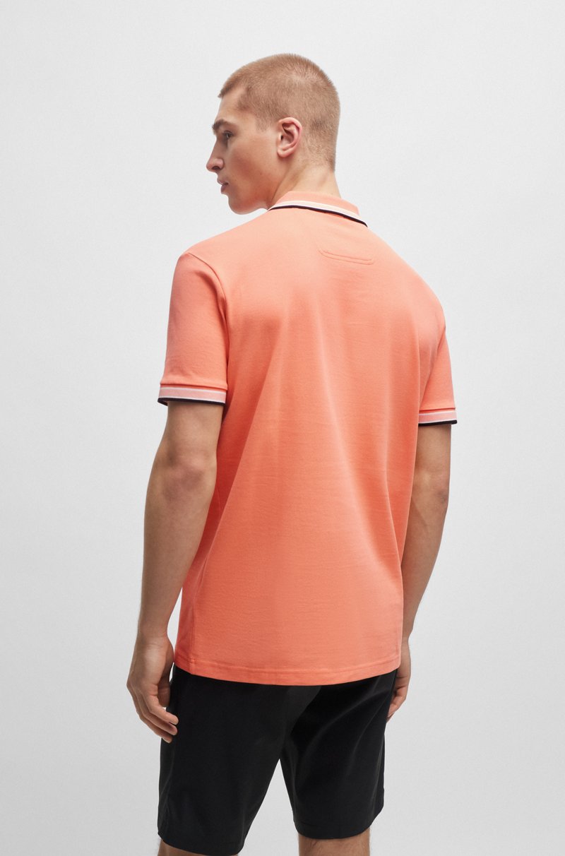 Hugo Boss Polo Paddy de piqué de algodón con logo en el reverso del cuello Grandes ahorros