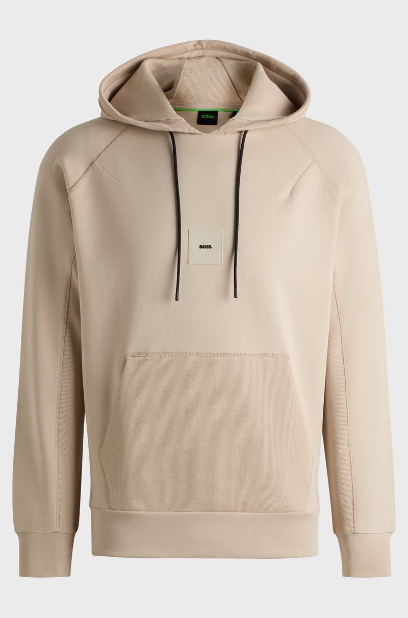 Hugo Boss Sudadera con capucha de algodón con elástico En línea